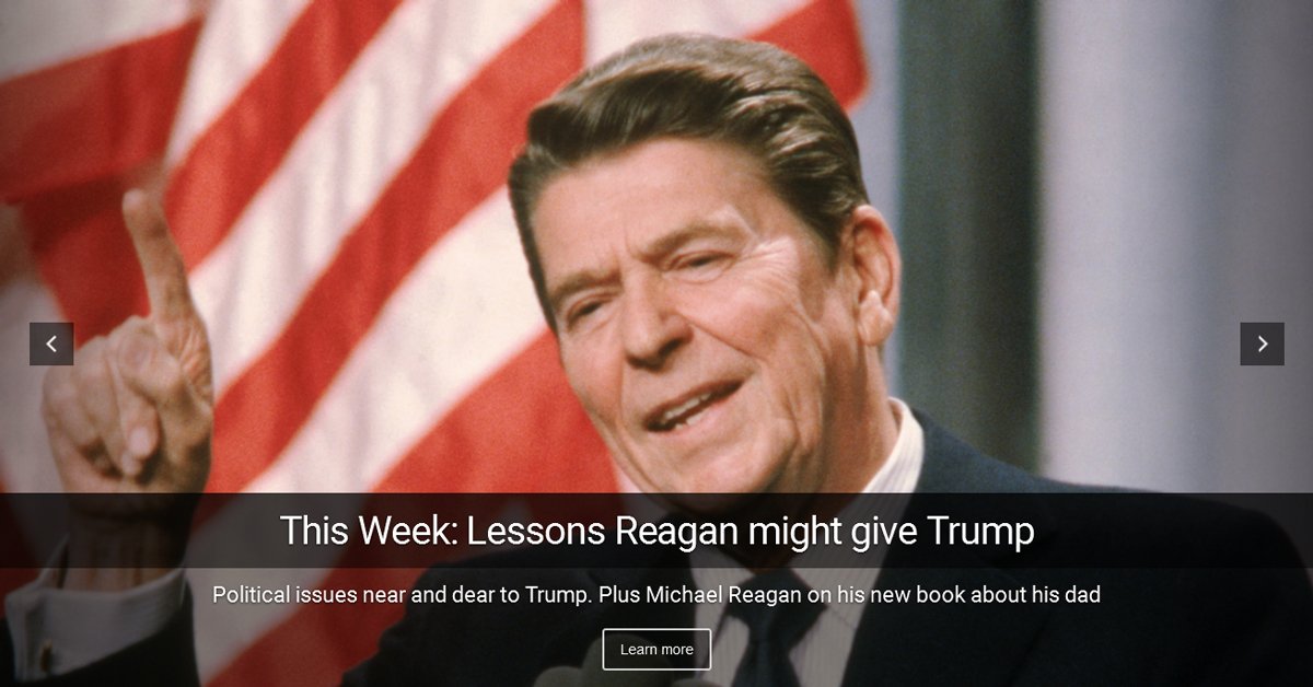 Lessons Reagan might give Trump