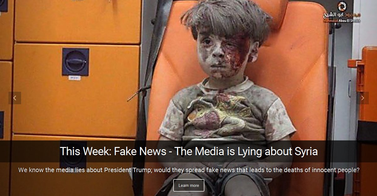 fake news - media lying about Syria