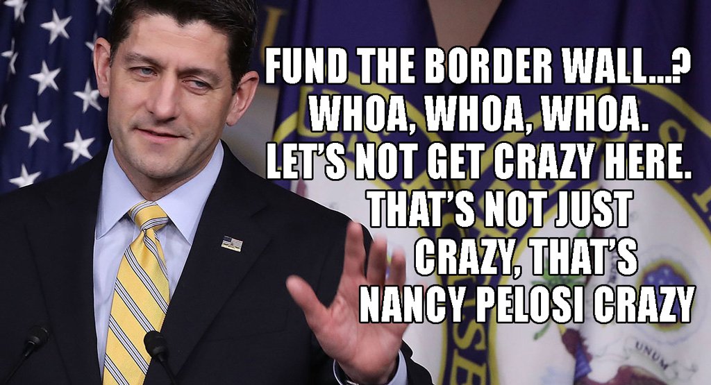 Paul Ryan on funding the border wall