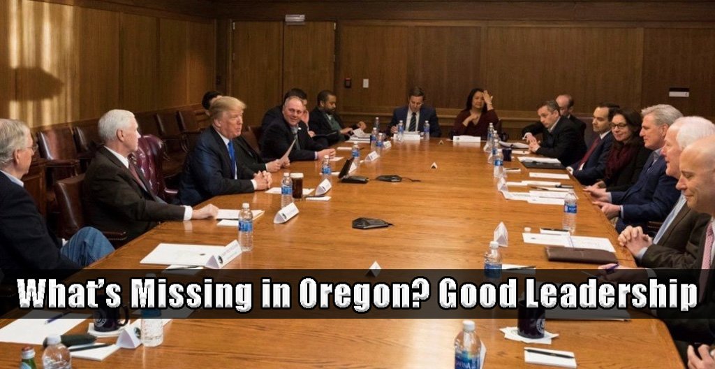 Oregon governor is missing good leadership