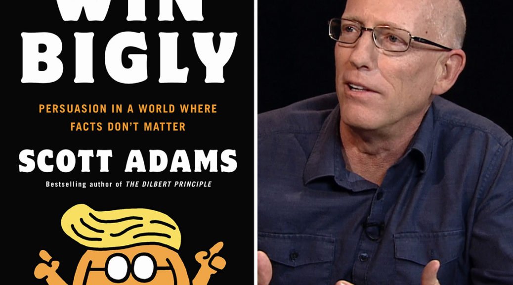 Scott Adams, creator of Dilbert and author of Win Bigly, joins I Spy Radio to talk about persuasion. Twitter @ScottAdamsSays