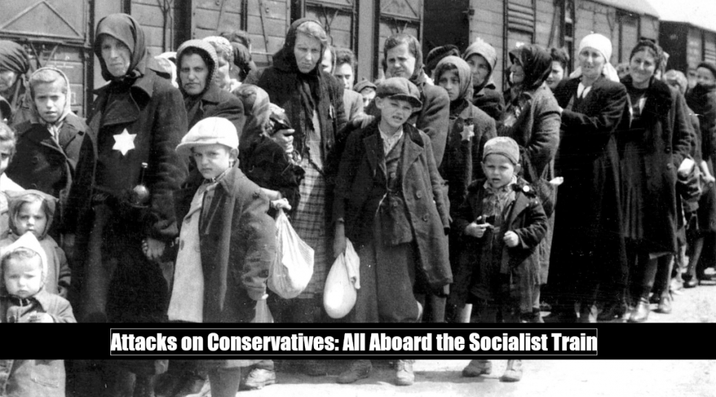 Attacks on conservatives and especially Trump supporters. All aboard the socialist train