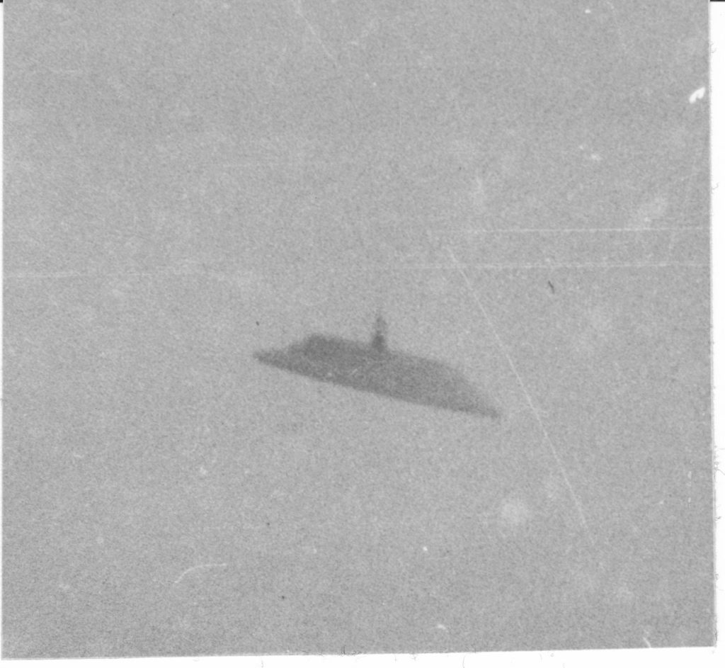 The second McMinnville UFO photo, giving a slightly different angle of the craft